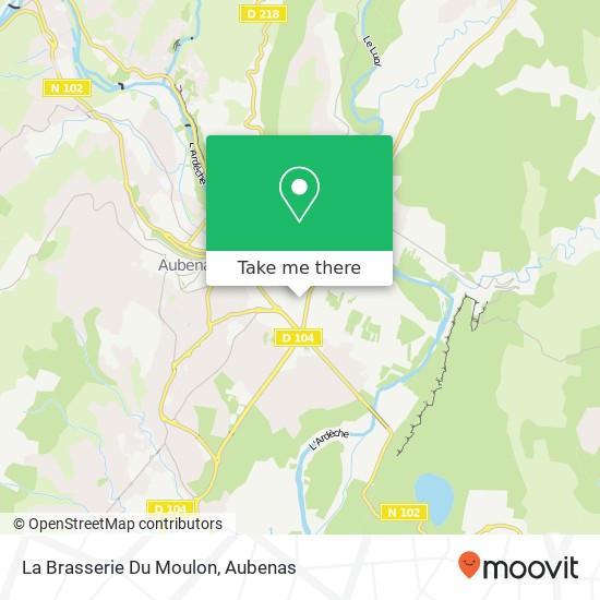 Mapa La Brasserie Du Moulon