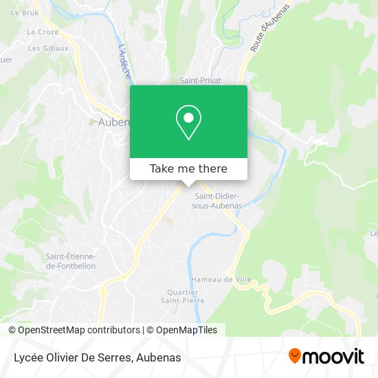 Lycée Olivier De Serres map
