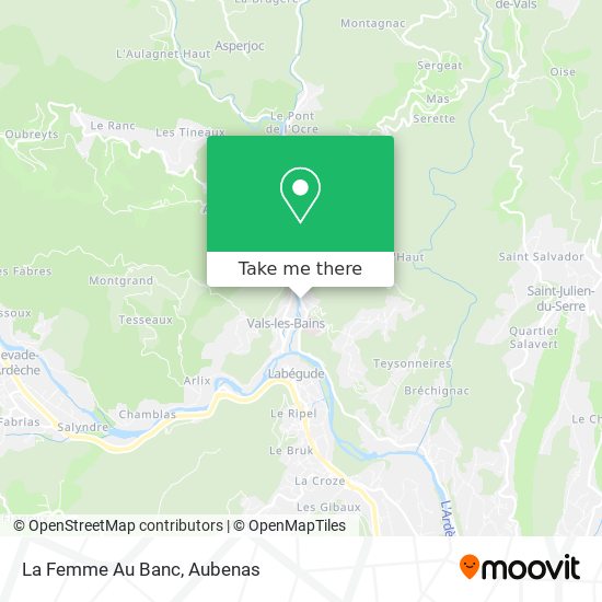 La Femme Au Banc map