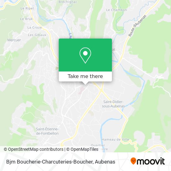 Bjm Boucherie-Charcuteries-Boucher map