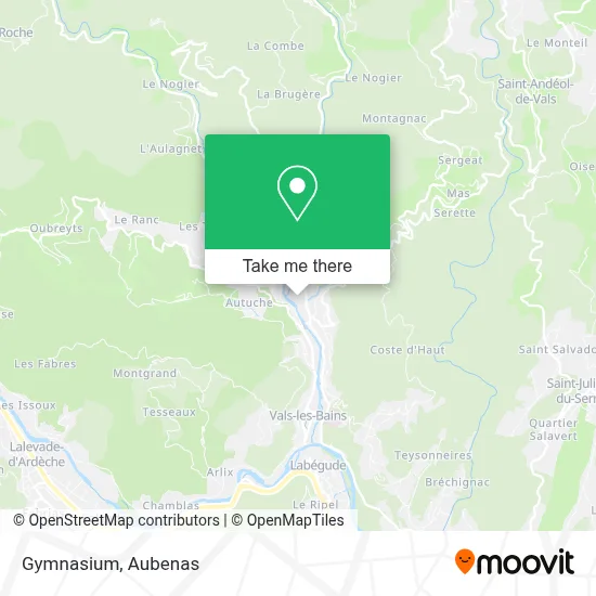 Gymnase map