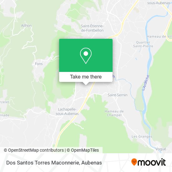 Dos Santos Torres Maconnerie map