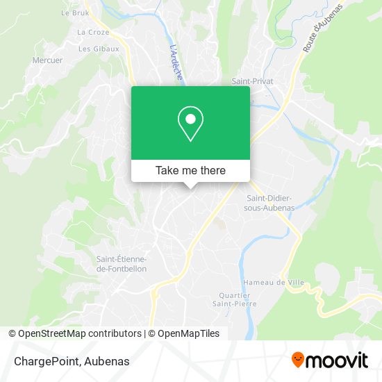 ChargePoint map