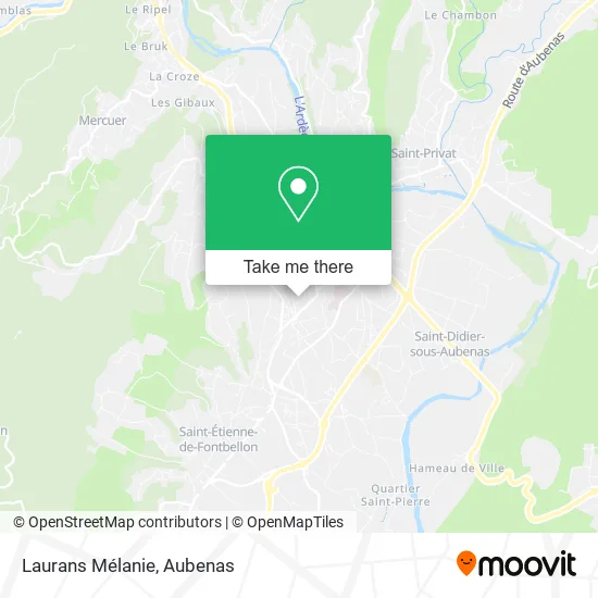 Laurans Mélanie map