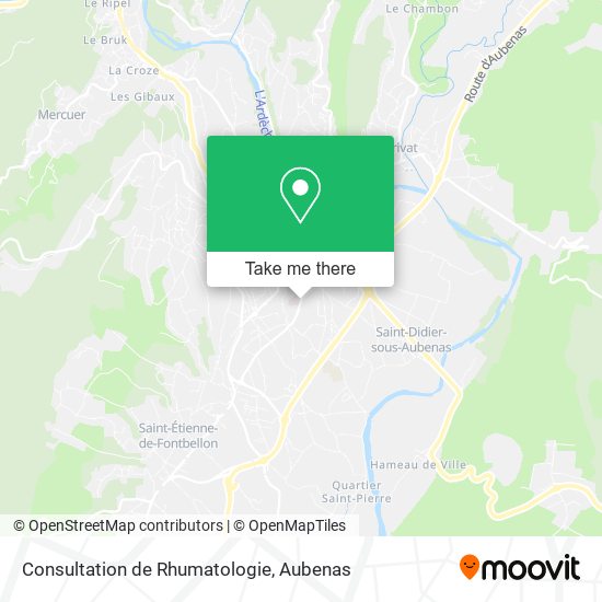 Consultation de Rhumatologie map