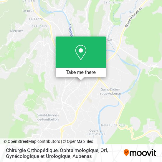 Chirurgie Orthopédique, Ophtalmologique, Orl, Gynécologique et Urologique map