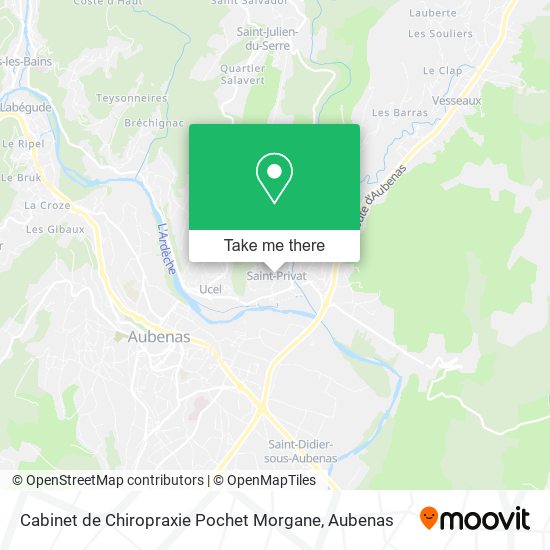 Cabinet de Chiropraxie Pochet Morgane map