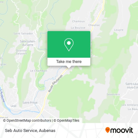 Seb Auto Service map