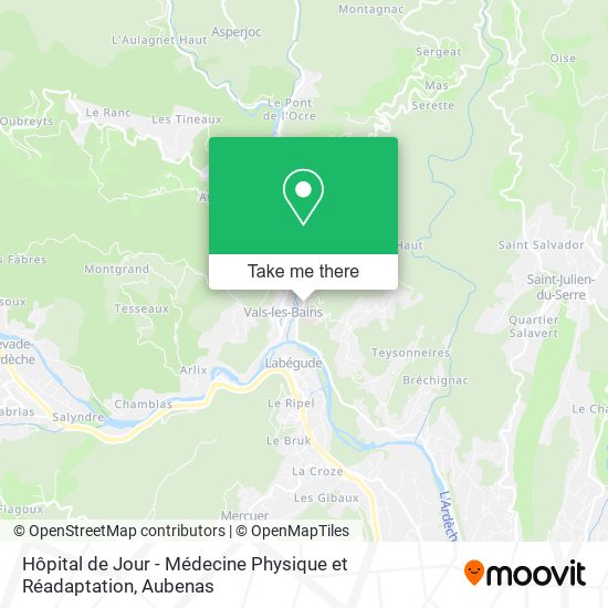 Hôpital de Jour - Médecine Physique et Réadaptation map
