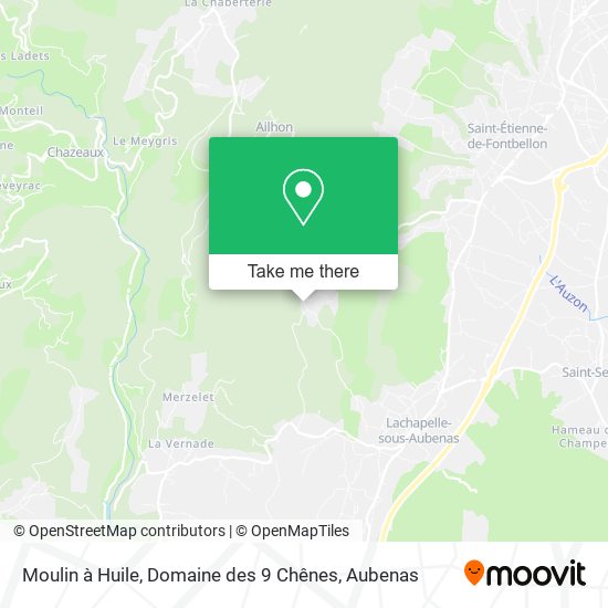 Moulin à Huile, Domaine des 9 Chênes map