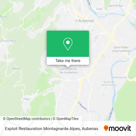 Exploit Restauration Montagnarde Alpes map