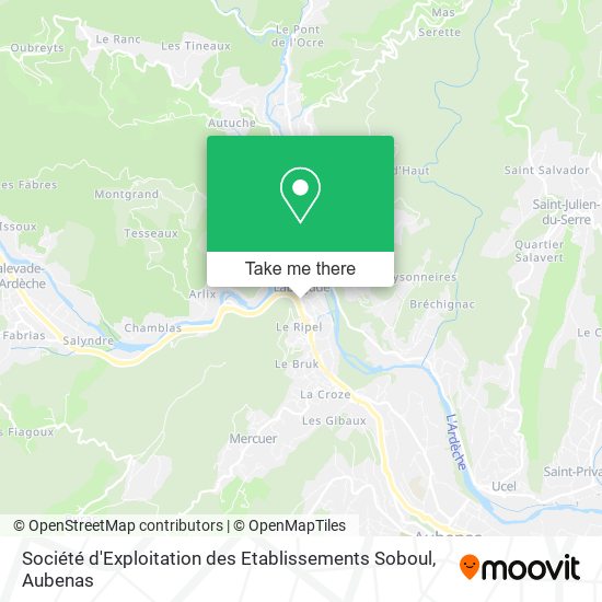 Société d'Exploitation des Etablissements Soboul map
