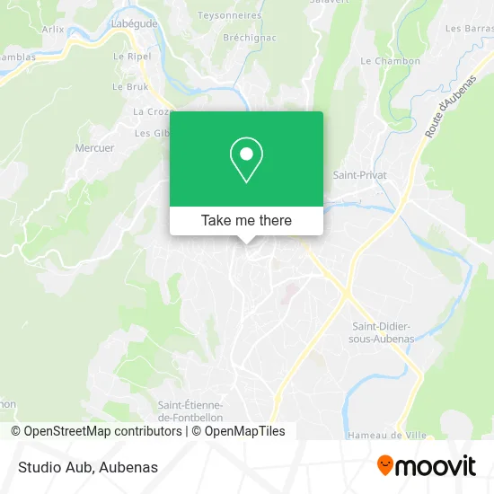 Studio Aub map