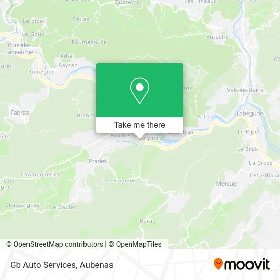 Gb Auto Services map