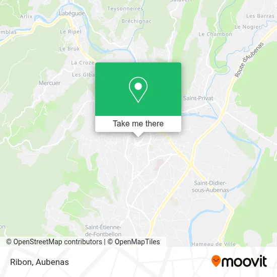 Ribon map