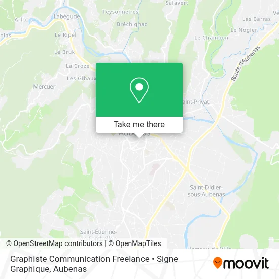 Graphiste Communication Freelance • Signe Graphique map