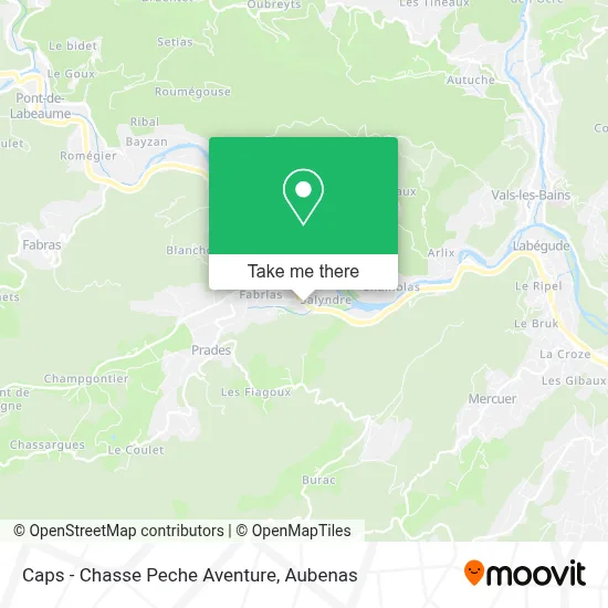 Caps - Chasse Peche Aventure map
