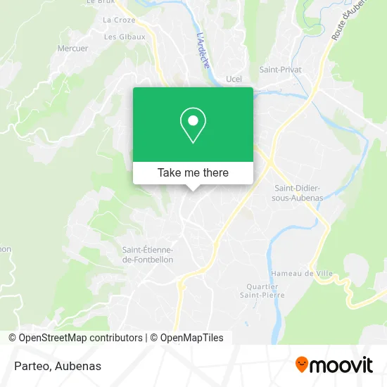 Parteo map