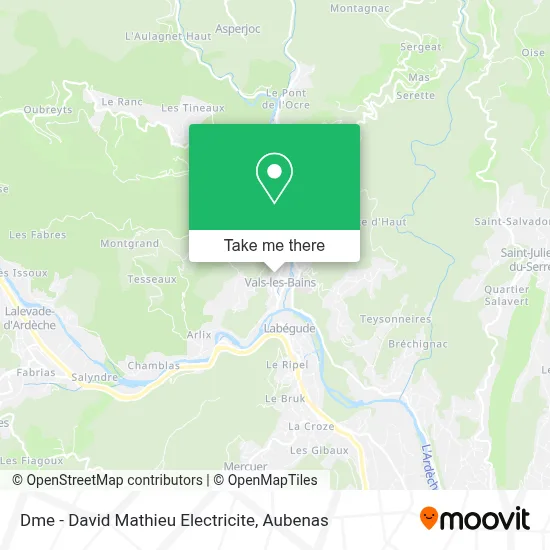 Dme - David Mathieu Electricite map