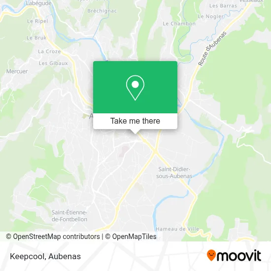 Keepcool map