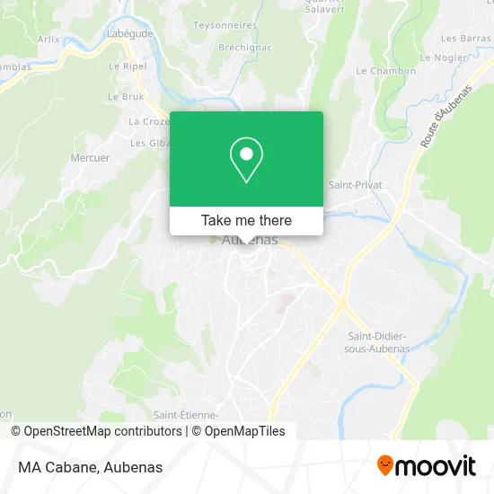 MA Cabane map
