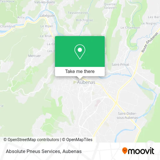 Absolute Pneus Services map