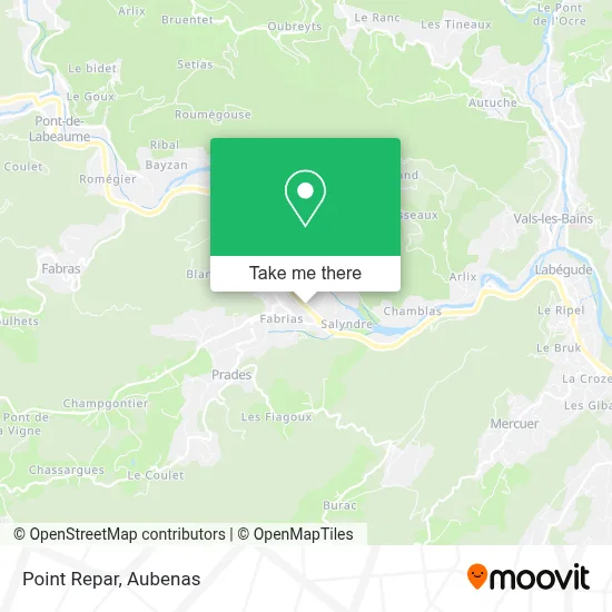 Point Repar map