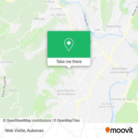 Web Visite map