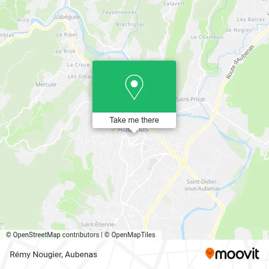 Rémy Nougier map