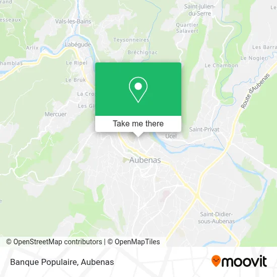 Banque Populaire map