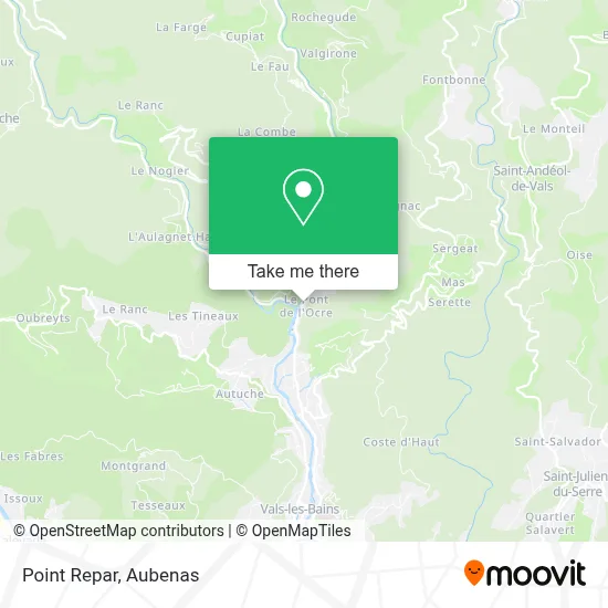Point Repar map