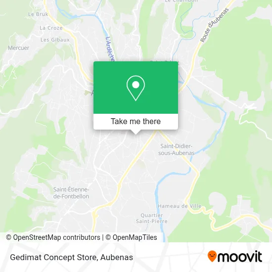 Gedimat Concept Store map