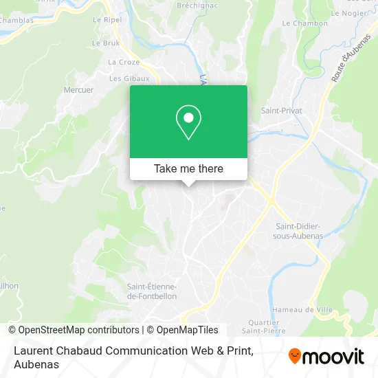 Laurent Chabaud Communication Web & Print map