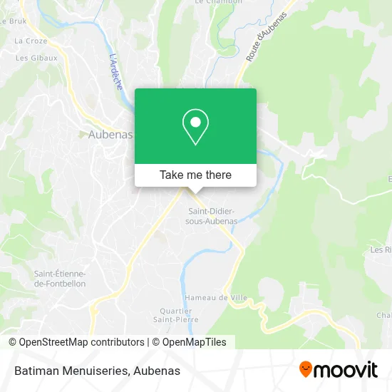 Batiman Menuiseries map