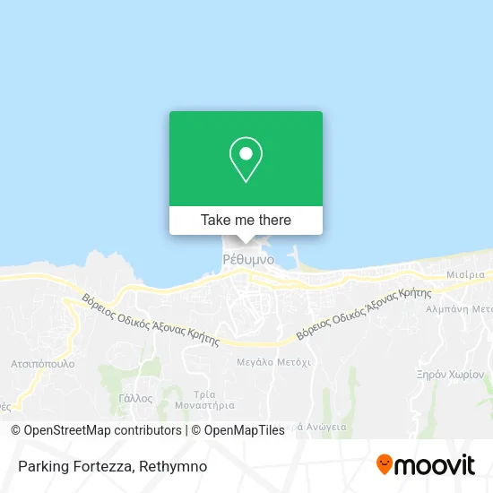 Parking Fortezza map
