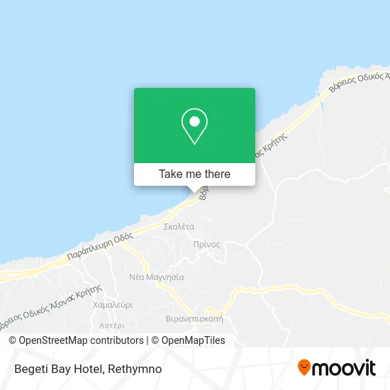 Begeti Bay Hotel map
