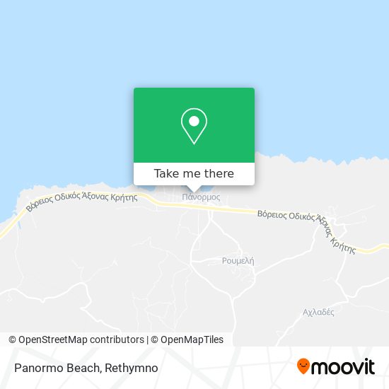 How to get to Panormo Beach in Mylopotamo by Bus?