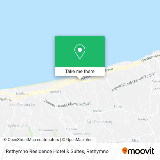 Rethymno Residence Hotel & Suites map