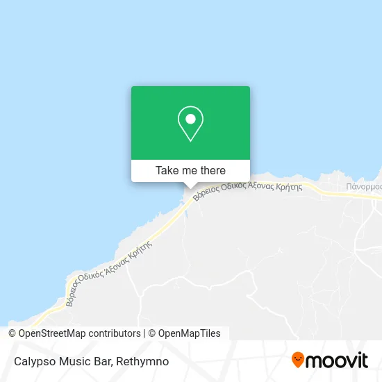 Calypso Music Bar map