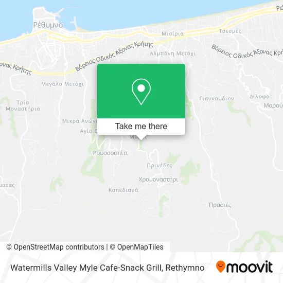 Watermills Valley Myle Cafe-Snack Grill map