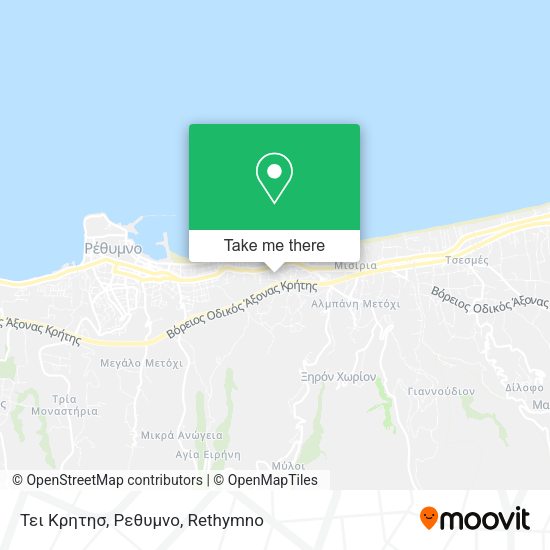 Τει Κρητησ, Ρεθυμνο map