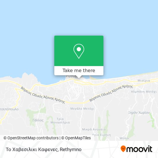 Το Χαβεσιλικι Καφενες map