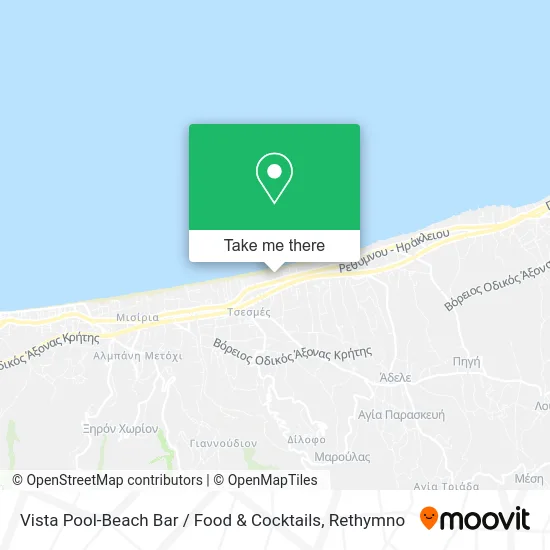 Vista Pool-Beach Bar / Food & Cocktails map