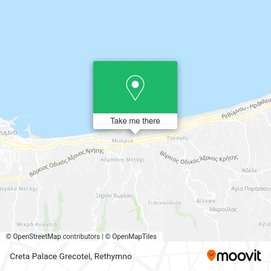 Creta Palace Grecotel map