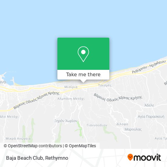 Baja Beach Club map