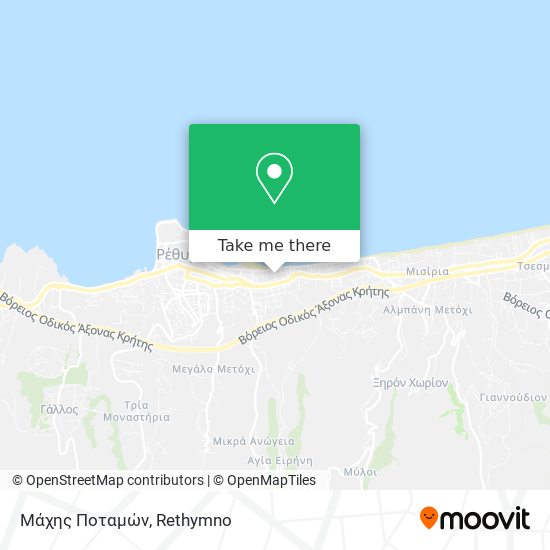 Μάχης Ποταμών map