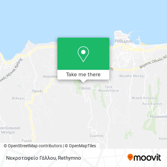 Νεκροταφείο Γάλλου map