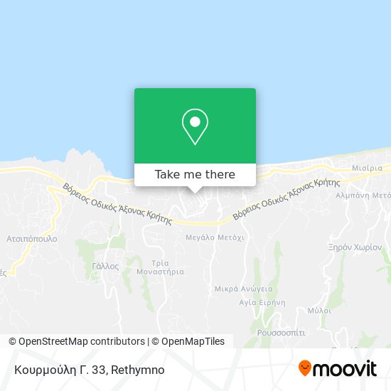 Κουρμούλη Γ. 33 map