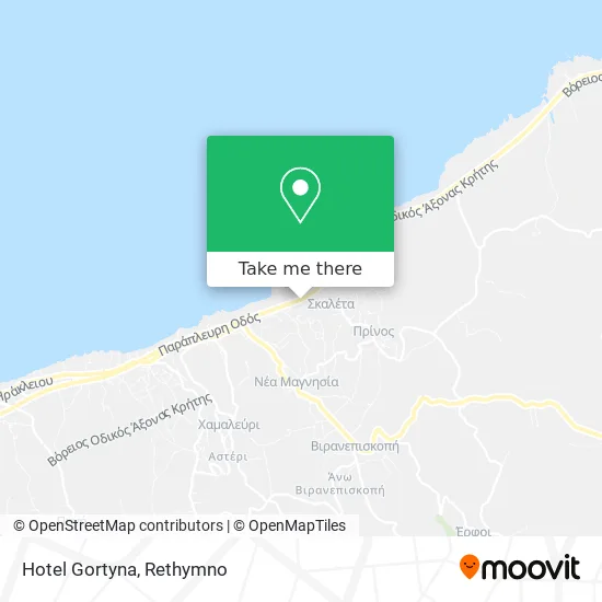 Hotel Gortyna map