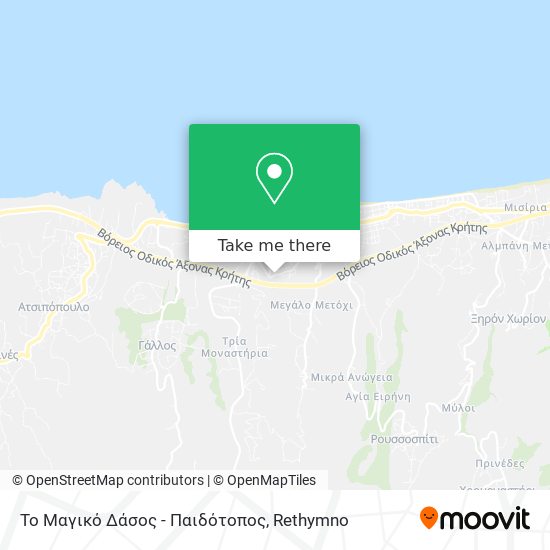 Το Μαγικό Δάσος - Παιδότοπος map